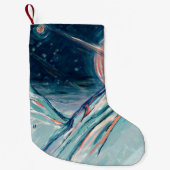 Petite Chaussette De Noël Mon futur chez soi dans l'espace (Devant)