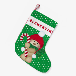 Petite Chaussette De Noël Mon premier Noël Teddy Bear Holiday