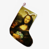 Petite Chaussette De Noël Mona Lisa, Le Lapin De Pâques (Devant (Accrochage))