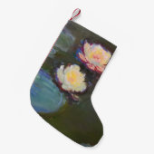 Petite Chaussette De Noël Monet Water Lys Pond Nénuphars Peinture (Devant (Accrochage))