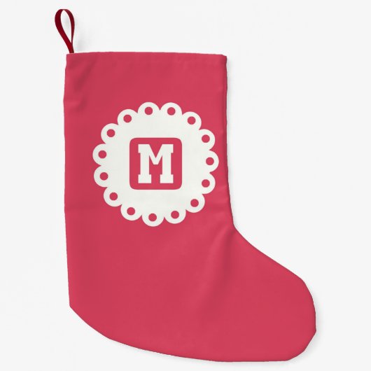 PETITE CHAUSSETTE DE NOËL MONOGRAM "M" (Devant)