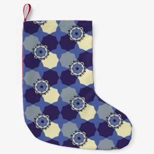 Petite Chaussette De Noël motif Abstrait avec élément arabe classique