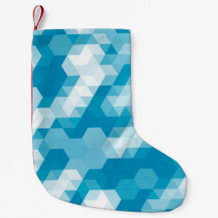 Petite Chaussette De Noël motif Abstrait de formes géométriques arrière-plan