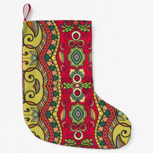 Petite Chaussette De Noël Motif Abstrait sans couture