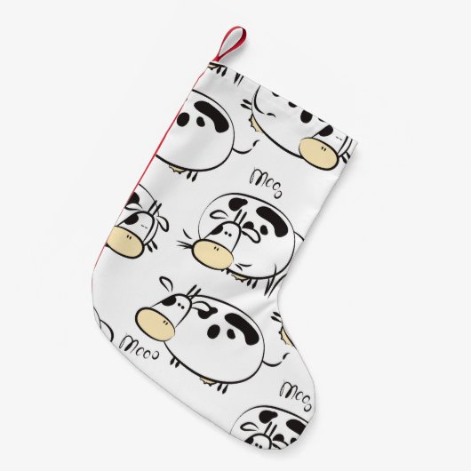 Petite Chaussette De Noël Motif amusant avec des animaux enfantins. Clip vin (Devant (Accrochage))