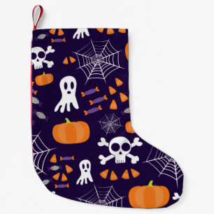 Petite Chaussette De Noël Motif amusant d'Halloween