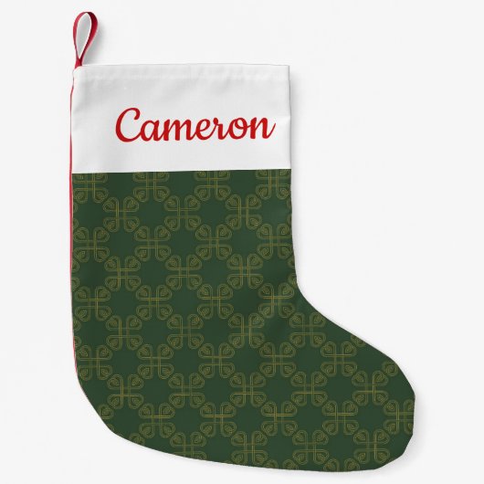 Petite Chaussette De Noël Motif celtique de conception (Devant)