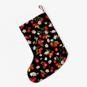 Petite Chaussette De Noël Motif cerise 2 (Dos (Accrochage))