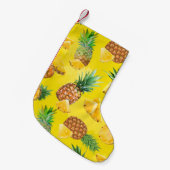 Petite Chaussette De Noël Motif d'ananas 7 (Devant (Accrochage))