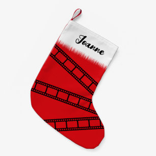Petite Chaussette De Noël Motif de bobine de film