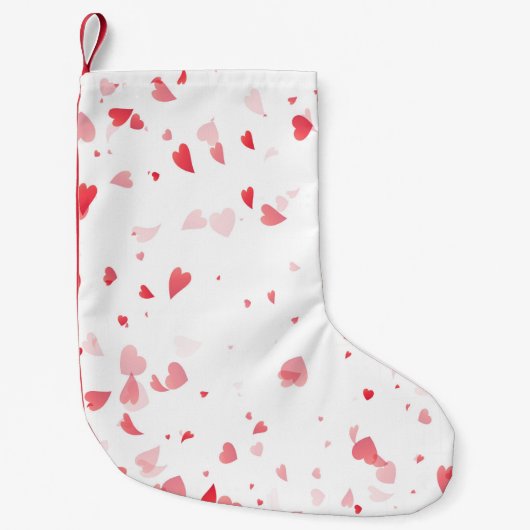 Petite Chaussette De Noël Motif de coeur 33 (Devant)