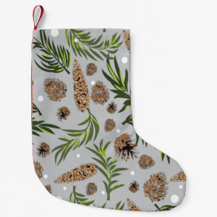 Petite Chaussette De Noël Motif de Noël, Pine Snow 10