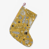 Petite Chaussette De Noël Motif de Noël, Pine Snow 6 (Devant (Accrochage))