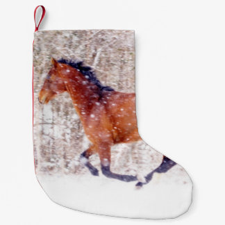 Petite Chaussette De Noël Motif des Blue Galloping Horses de la Marine