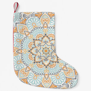 Petite Chaussette De Noël Motif en carrelage sans couture : décoratif, desig