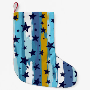 Petite Chaussette De Noël Motif étoile : Arrière - plan polyvalent