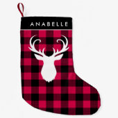 Petite Chaussette De Noël Motif Festif Plaid (Devant)