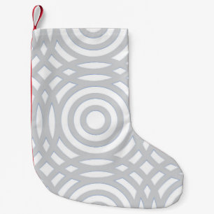 Petite Chaussette De Noël Motif géométrique 22