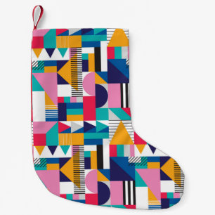 Petite Chaussette De Noël Motif géométrique Abstrait moderne sans couture