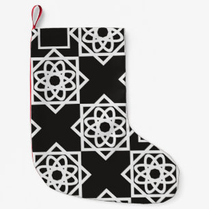 Petite Chaussette De Noël Motif géométrique arabe. Décor d'art. Islam. Fleur
