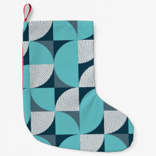 Petite Chaussette De Noël Motif géométrique créatif