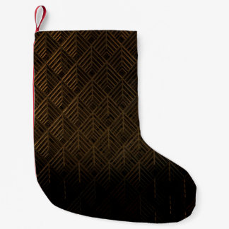 Petite Chaussette De Noël Motif géométrique moderne