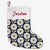 Petite Chaussette De Noël Motif géométrique vintage (Devant)