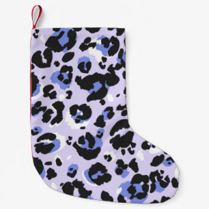 Petite Chaussette De Noël Motif léopard sans soudure. Texture de la peau de