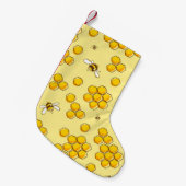 Petite Chaussette De Noël Motif mignon et transparent avec abeilles volantes (Devant (Accrochage))