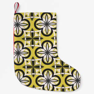 Petite Chaussette De Noël Motif ornemental. illustration vintage,