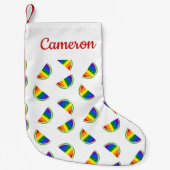 Petite Chaussette De Noël Motif Rainbow Watermelon (Devant)