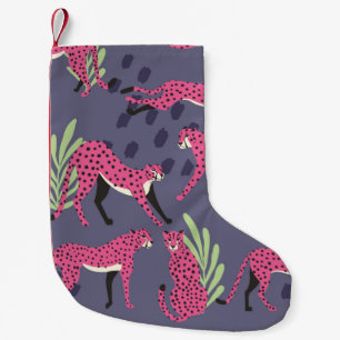 Petite Chaussette De Noël Motif sans couture avec main dessiné exotique gran