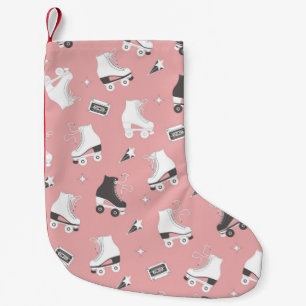 Petite Chaussette De Noël Motif sans couture avec roulettes et cassette t