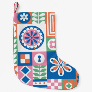 Petite Chaussette De Noël motif sans couture citrouille de gribouillis, d'a