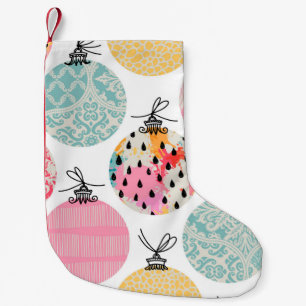 Petite Chaussette De Noël Motif sans couture. Décor de Noël.