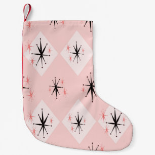 Petite Chaussette De Noël Motif sans soudure à l'ère atomique inspiré de