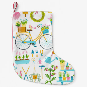 Petite Chaussette De Noël Motif sans soudure à ressort en simple carto dessi