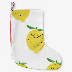 Petite Chaussette De Noël motif sans soudure du dessin animé de Cute Lemon,