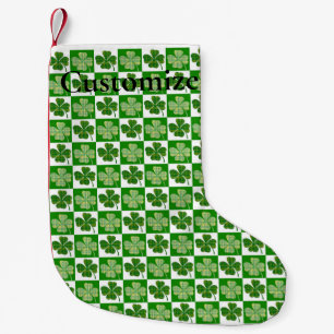 Petite Chaussette De Noël Motif shamrock Thunder_Cove