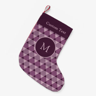 Petite Chaussette De Noël Motif triangles