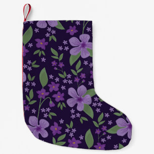 Petite Chaussette De Noël Motif vintage sans couture. merveilleux lilas et p