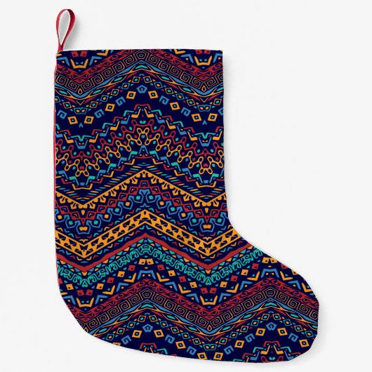 Petite Chaussette De Noël Motifs ethniques (Devant)