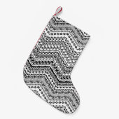 Petite Chaussette De Noël Motifs ethniques 2 (Devant (Accrochage))