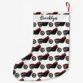 Petite Chaussette De Noël moto de style croiseur cool (Dos)