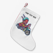 Petite Chaussette De Noël moto poulpe tout (Devant (Accrochage))