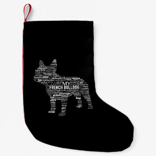 Petite Chaussette De Noël Mots Pour Décrire Mon Cadeau Français Bulldog