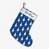 Petite Chaussette De Noël Mouette drôle avec frites dessin animé (Devant (Accrochage))