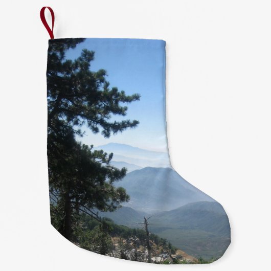 Petite Chaussette De Noël Mountain Vista (Devant)