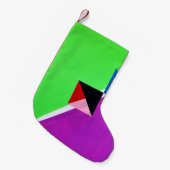 Petite Chaussette De Noël Multicolore (Devant (Accrochage))