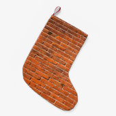 Petite Chaussette De Noël Mur de brique rouge mur de brique (Devant (Accrochage))